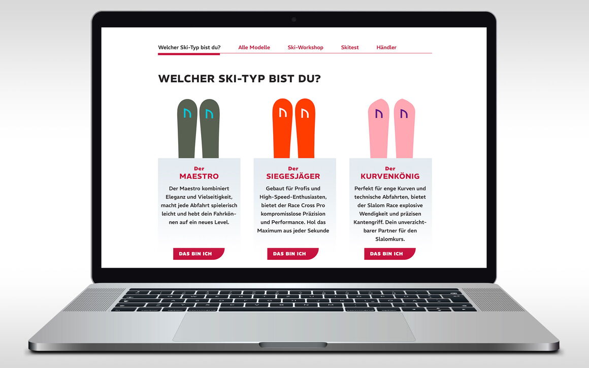 Anavon Ski AG, Zizers: Rebranding, Webdesign. Mandatsarbeit im Auftrag von semikolon GmbH, Chur