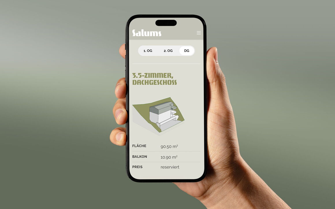 Brandis Investment AG, Maienfeld: Logo, Immobilien-Website