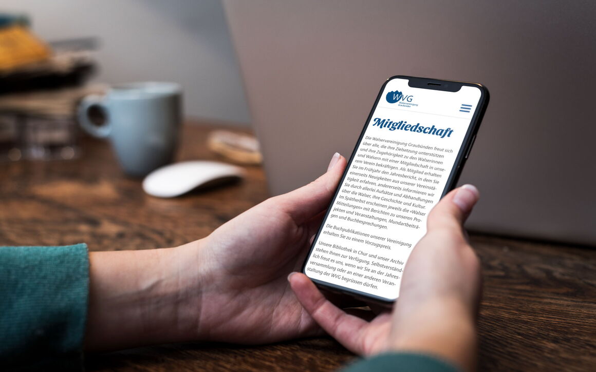 Walservereinigung Graubünden, Chur: Website, Onlineshop